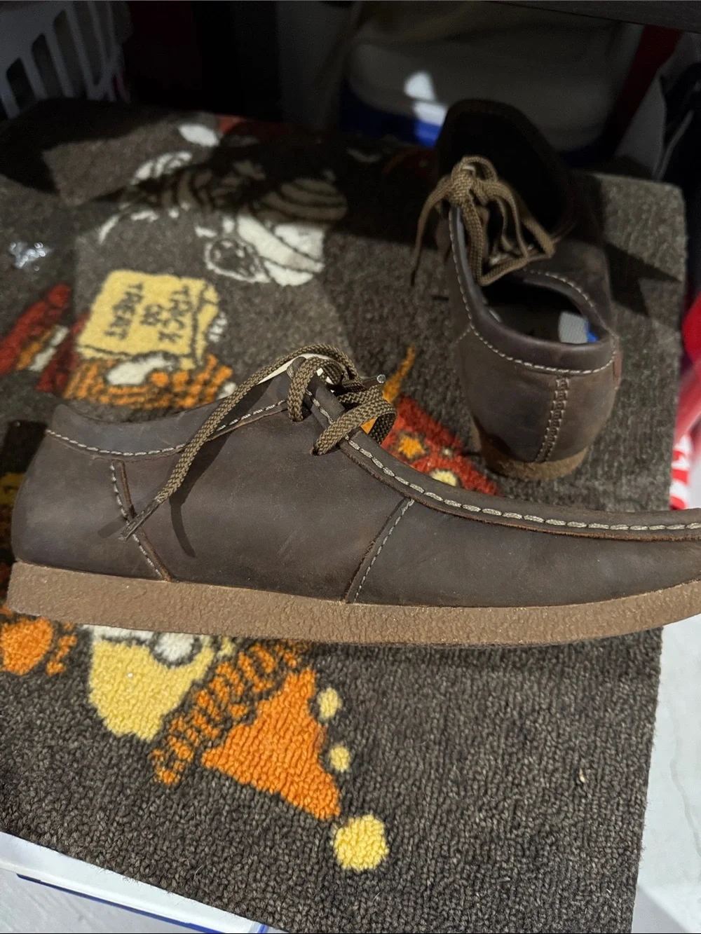 Clarks durable brown